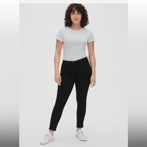 Gap true skinny mid rise black jeans